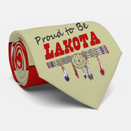 Lakotaのタイがあること誇りを持った ネクタイ (ロール)