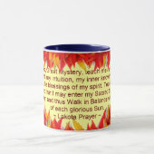 lakotaの祈りの言葉のマグ マグカップ (中央)