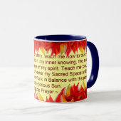 lakotaの祈りの言葉のマグ マグカップ (正面右)