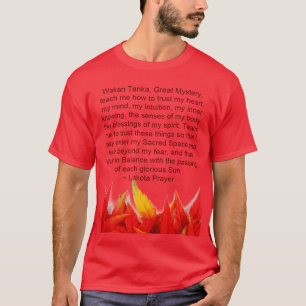 lakotaの祈りの言葉メンズワイシャツ tシャツ