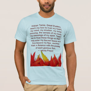 lakotaの祈りの言葉メンズワイシャツ tシャツ