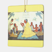 Lakotaの語り手のオーナメント セラミックオーナメント (左)