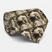 Lakotaスー族の主で白い白鳥 ネクタイ (ロール)