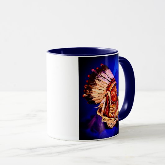 "Lakota Chief" Mug マグカップ (正面右)