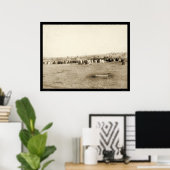 Lakota Indian Council at Pine Ridge SD 1891 ポスター (ホームオフィス)