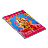 Lakshmi美しい金Diwaliの女神 ノートブック (右側)