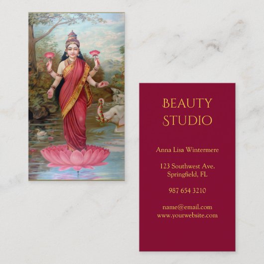 Lakshmi 名刺 (正面/裏面)