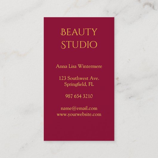 Lakshmi 名刺 (裏面)