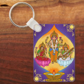 Lakshmi Ganesh Keychain キーホルダー (正面)