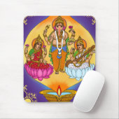 Lakshmi Ganesh Mouse Pad マウスパッド (マウス)