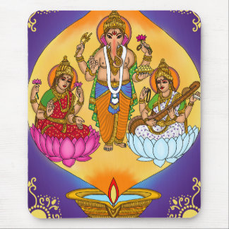 Lakshmi Ganesh Mouse Pad マウスパッド