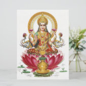 Lakshmi Hindu Goddess カード (スタンド正面)
