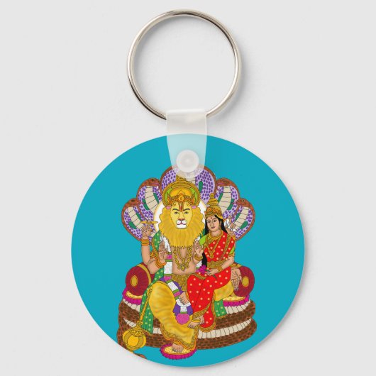 Lakshmi Narasimha Keychain キーホルダー (正面)