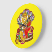 Lakshmi Narasimha Wall Clock ラージ壁時計 (傾斜)