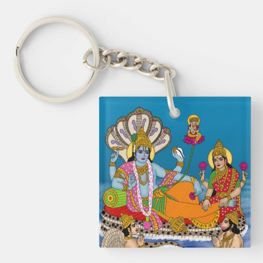 Lakshmi Narayan Keychain キーホルダー (正面)
