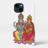 Lakshmi Narayan Phone Case iPhoneケース (裏面)