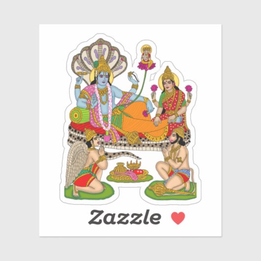 Lakshmi Narayan Sticker シール (シート)