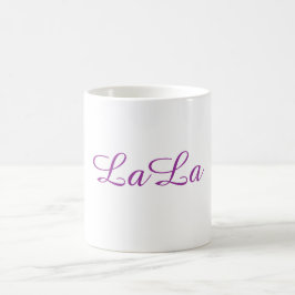 "LaLa"の祖母のコーヒー・マグ コーヒーマグカップ