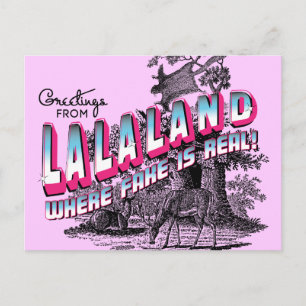 LALA LANDからの挨拶 – 偽の場合実在 ポストカード