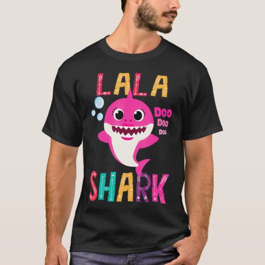 Lala Shark  Funny Mothers Day Gift For Women Mom  Tシャツ (正面)