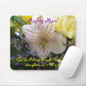 lalasのユリは静かに、強大なお母さん黄色になります! 、私は…できます マウスパッド (マウス)