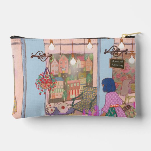 LALATOWN 小さなコスメポーチ アクセサリーポーチ (裏面)