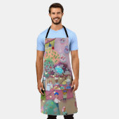 LALATOWN All-Over Print Apron エプロン (着用した状態)