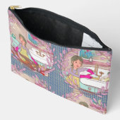 LALATOWN Cosmetic & Toiletry Bag アクセサリーポーチ (見開き)