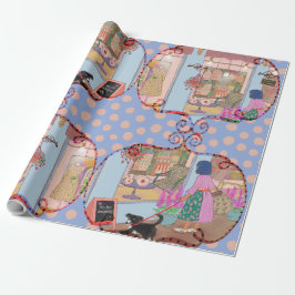 LALATOWN Shopping Day Wrapping Paper 1 ラッピングペーパー