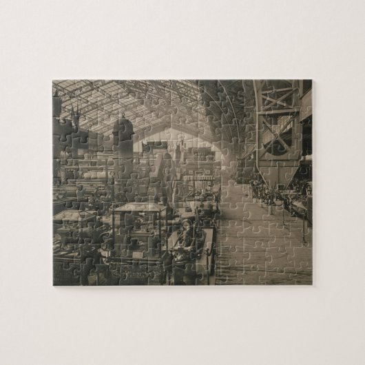 「L'Albumからの機械類ホールの内部の眺め、 ジグソーパズル (横)