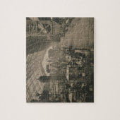 「L'Albumからの機械類ホールの内部の眺め、 ジグソーパズル (縦)