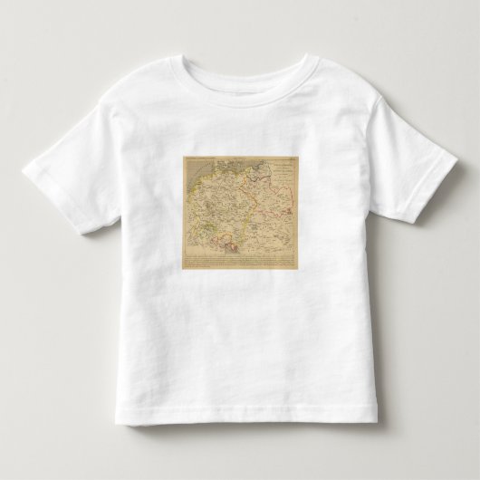 L'Allemagne 1437年1373年 トドラーTシャツ (正面)