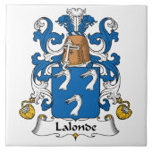 Lalondeの家紋 タイル (正面)