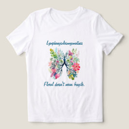 LAMフラワーは脆弱さを意味しない 女性用 トライブレンドTシャツ