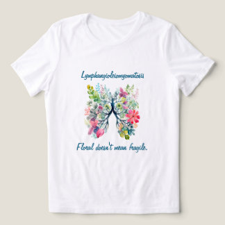 LAMフラワーは脆弱さを意味しない 女性用 トライブレンドTシャツ