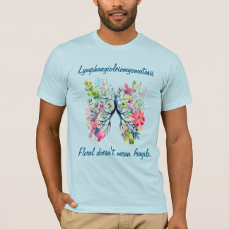 LAM フラワーデザインは弱さを意味しない Tシャツ