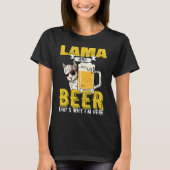 Lama Beer Lamas Alcohol Tシャツ (正面)