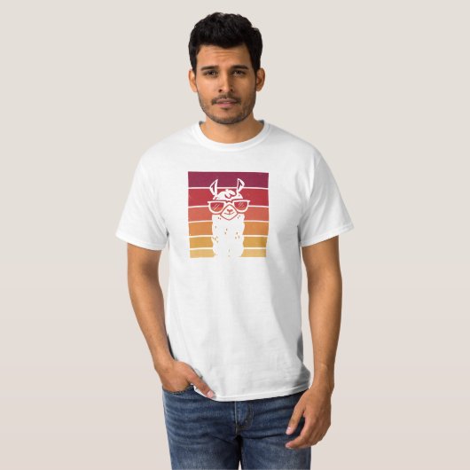 Lama retro tシャツ (正面フル)