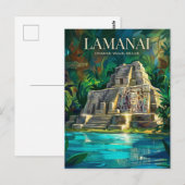 Lamanai Maya Ruins Belize ポストカード (正面/裏面)