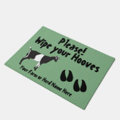 LaManchaヤギあなたのフードを拭く色を選択 ドアマット (アングル)