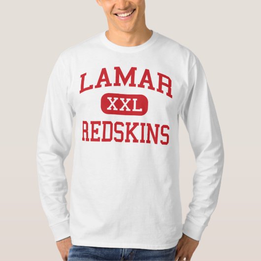 Lamar -アメリカインディアン-高等学校-ヒューストンテキサス州 tシャツ (正面)