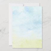 Lamb Baby Shower Invitation 招待状 (裏面)