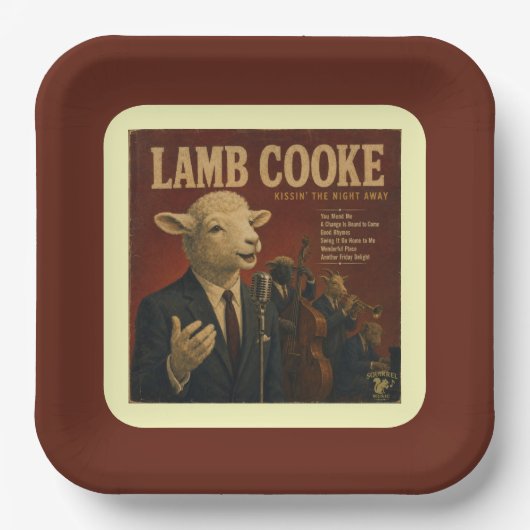 Lamb Cooke アルバム: パロディ ペーパープレート (正面)
