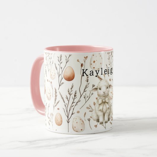 Lamb Cream Easter Eggs マグカップ (正面左)