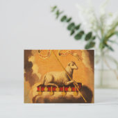 Lamb of God, Agnus Dei by Jose Campeche y Jordan ポストカード (スタンド正面)