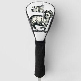 Lamb of God symbol of Christian faith ゴルフヘッドカバー