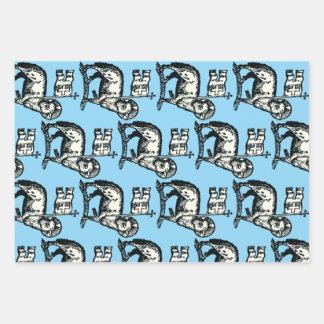 Lamb of God symbol of Christian faith ラッピングペーパーシート