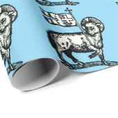 Lamb of God symbol of Christian faith ラッピングペーパー (ロールコーナー)