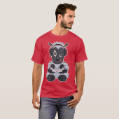 Lamb With Gaming Controller I Funny Gaming I Gamer Tシャツ (正面フル)