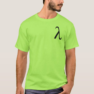 Lambda (小さいロゴ)の人のTシャツ Tシャツ